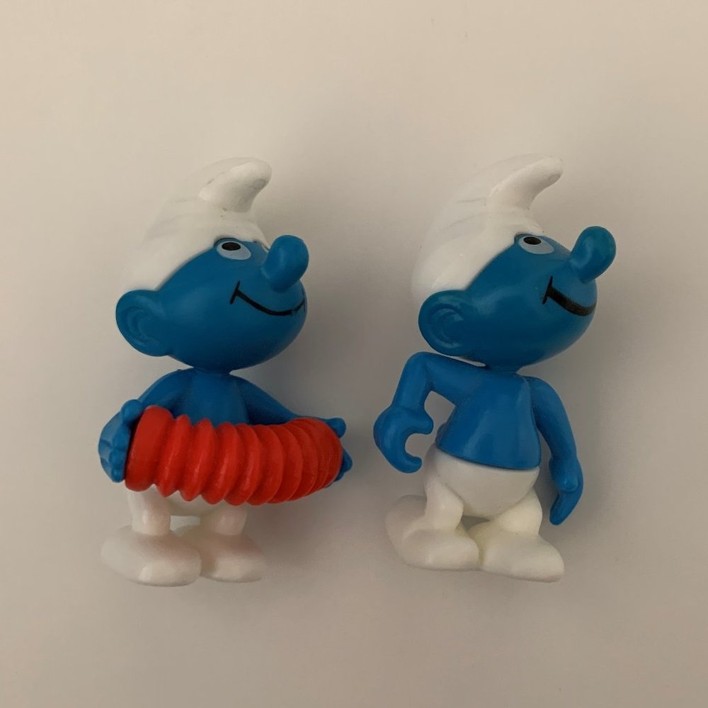 Vintage The Smurfs Toys/Figures/Figurines Plastic 2"